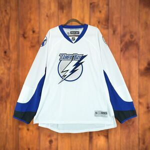 NWT NHL Reebok 2007 Tampa Bay‎ Lightning Authentic On Ice Jersey Men's Size XXL